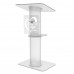 FixtureDisplays® Clear Church Pulpit Event Lectern Plexiglass Acrylic Debate Podium School Simplicy Design 23.2